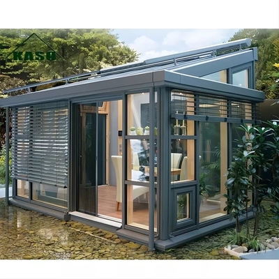 Aluminum Alloy Sun Room Custom Sun Shade Louvres Outdoor Terrace ISO14001