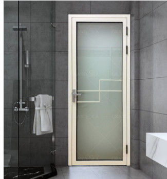 Fiberglass Flys Aluminium Swing Toilet Door , Bathroom Aluminium Sliding Doors