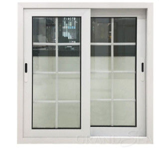 PVC Glass Aluminium Frame Casement Window Powder Coated For Apartment