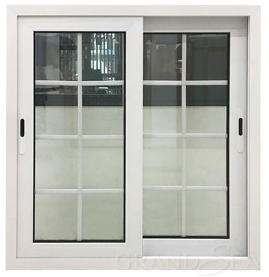 PVC Glass Aluminium Frame Casement Window Powder Coated For Apartment
